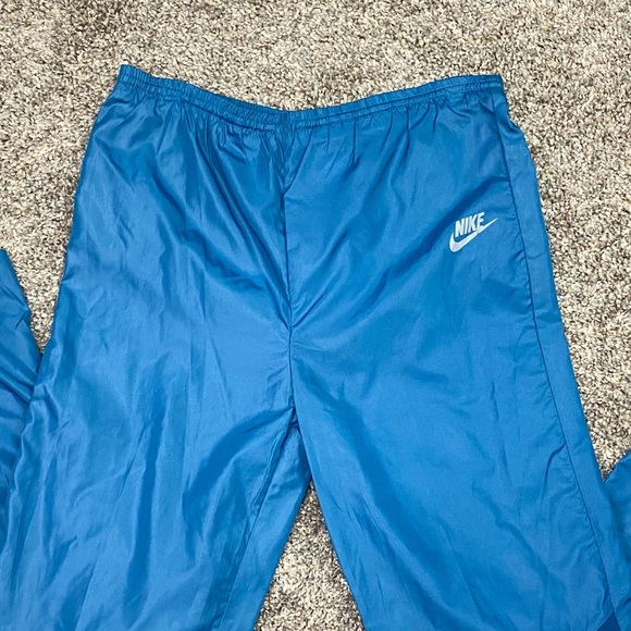 Vintage Nike mens blue gray pull on drawstring pants size L blue tag - Picture 2 of 15